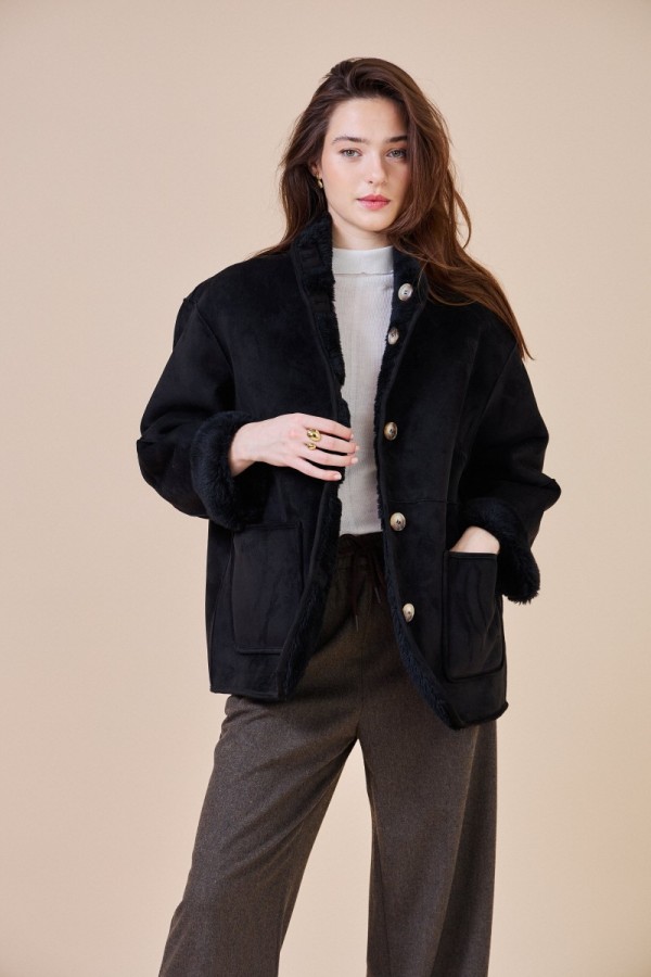 JACKET S25259294 BLACK