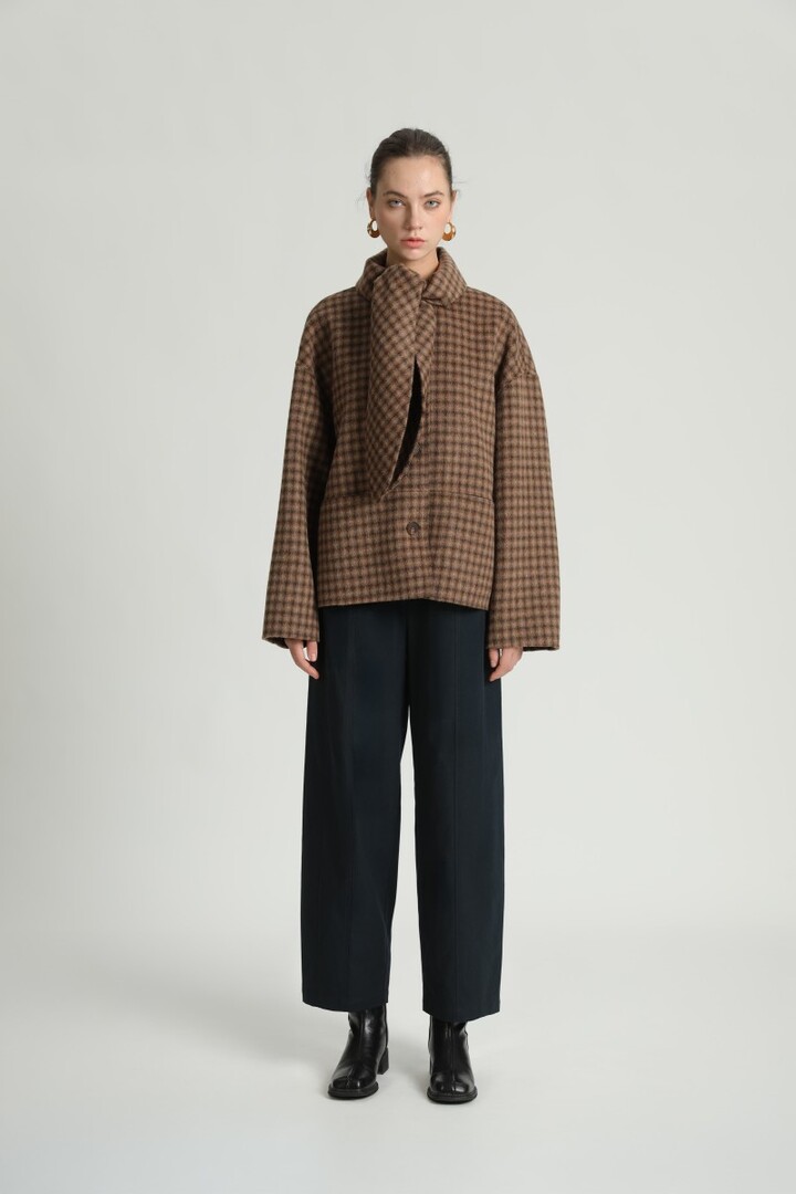 JACQUES cashmere wool JACKET Brown