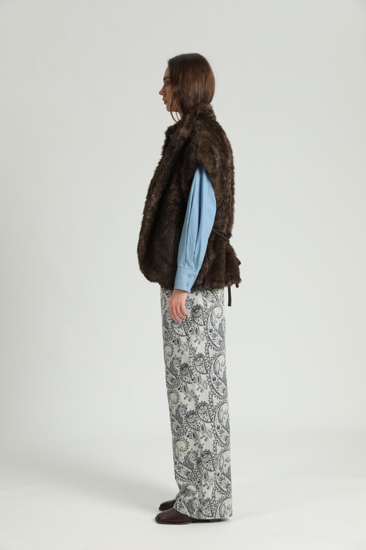 JULIETTE GILET S26259175 BROWN