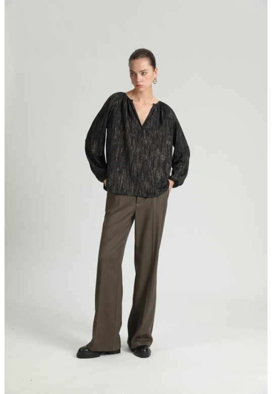 TESS BLOUSE S26211230 BRONZE