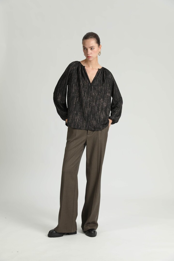 TESS BLOUSE S26211230 BRONZE