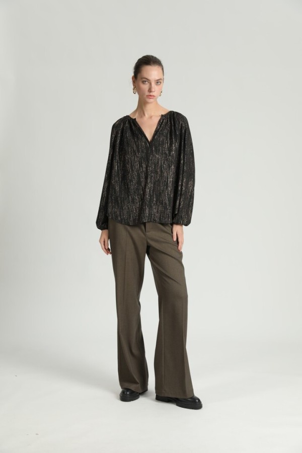 TESS BLOUSE S26211230 BRONZE