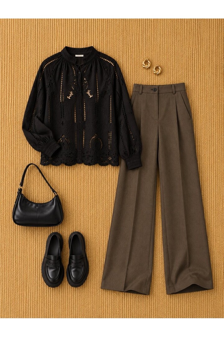 TYPHANIE BLOUSE S26211168 BLACK