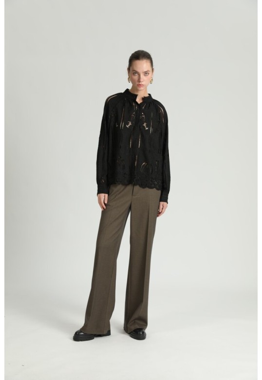 TYPHANIE BLOUSE S26211168 BLACK