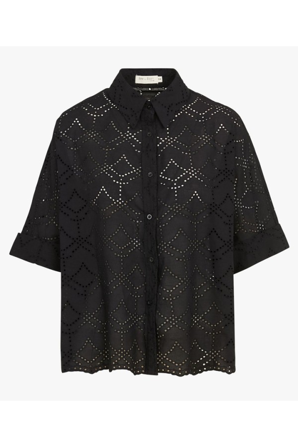 BLOUSE S25111207 BLACK