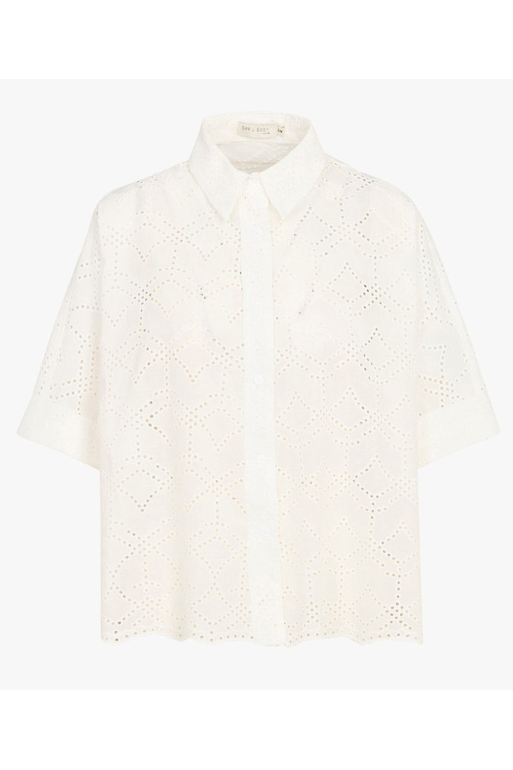 BLOUSE S25111207 OFF-WHITE