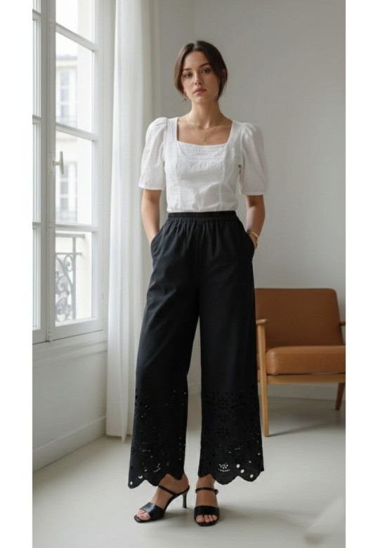 S26141435 BLACK TROUSERS