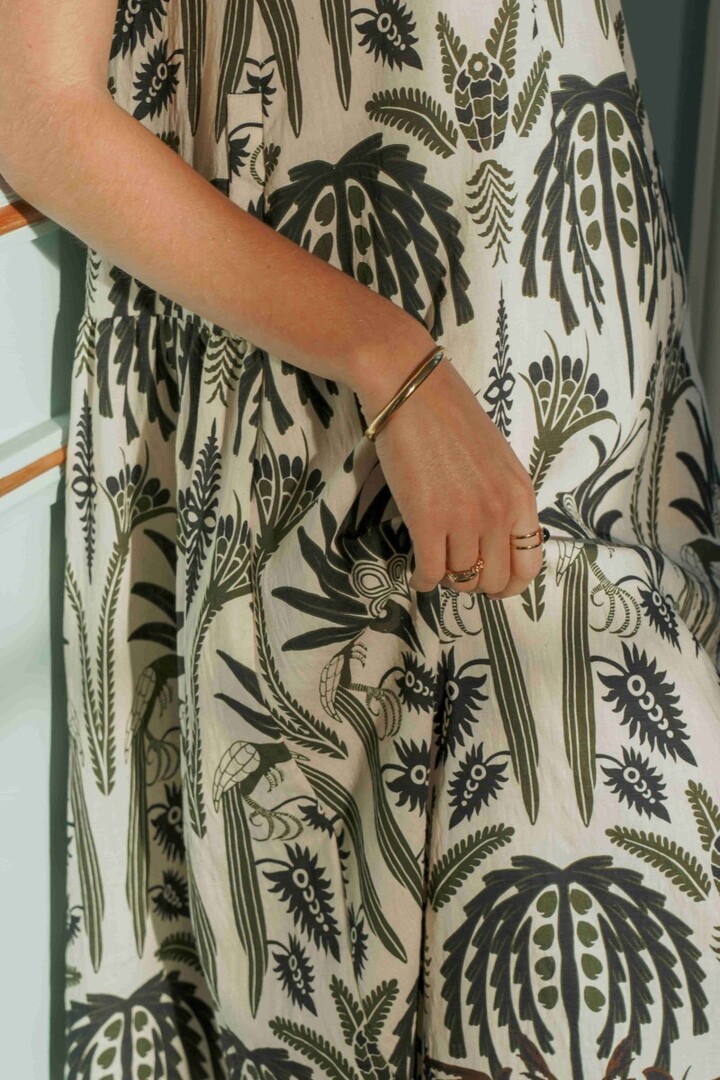 DRESS S26121429 KAKI