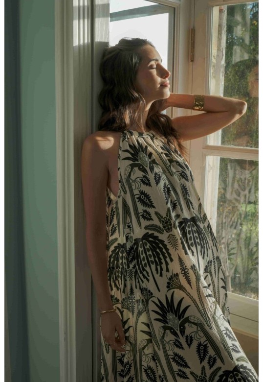 DRESS S26121429 KAKI