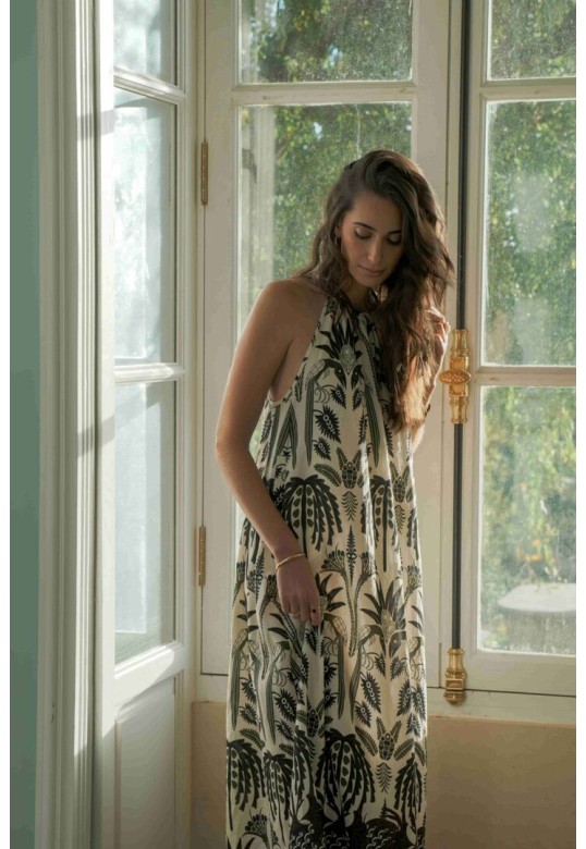 DRESS S26121429 KAKI