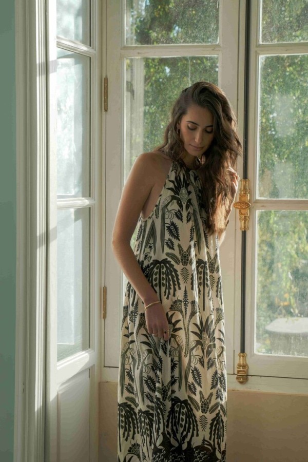 DRESS S26121429 KAKI