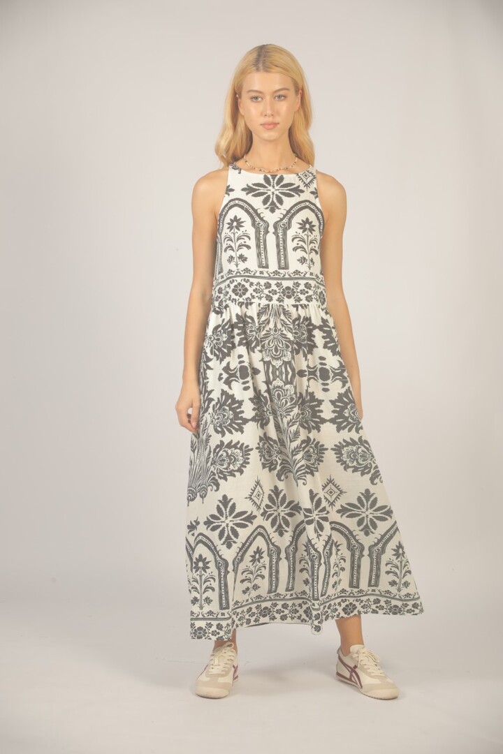 DRESS S26127117 OFFWHITE