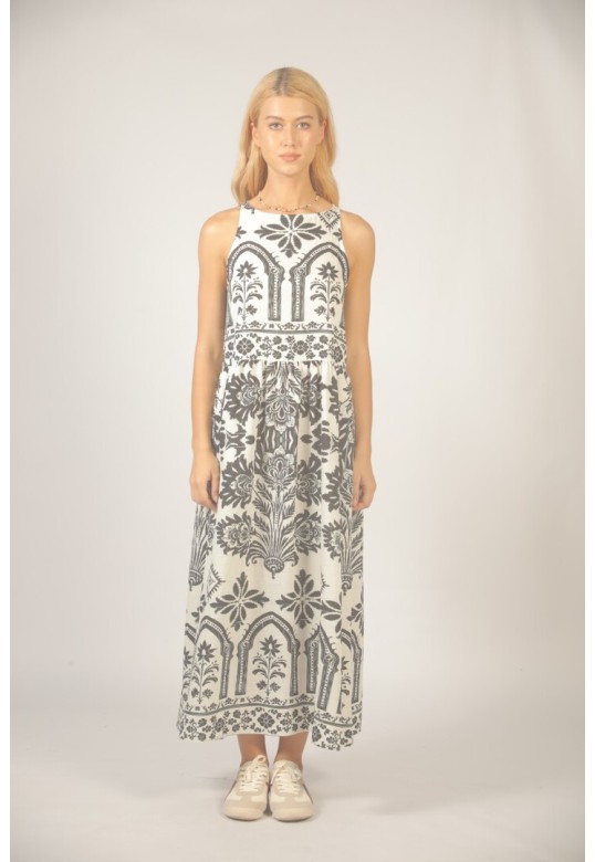 DRESS S26127117 OFFWHITE