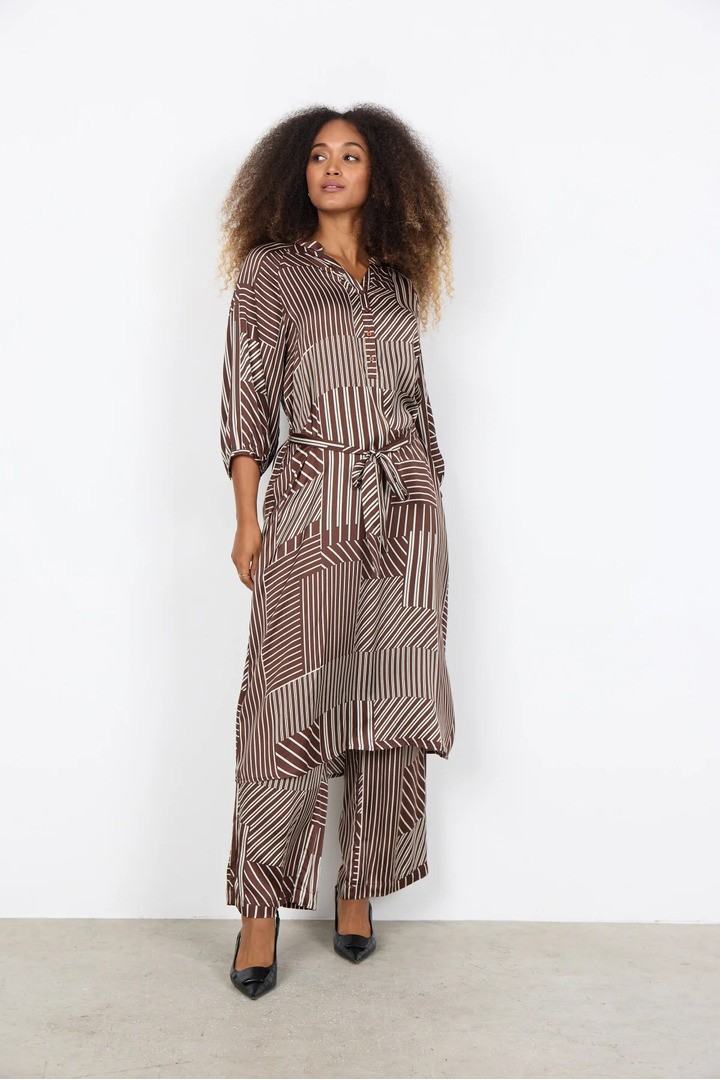 CATARINA 4 Dress Brown