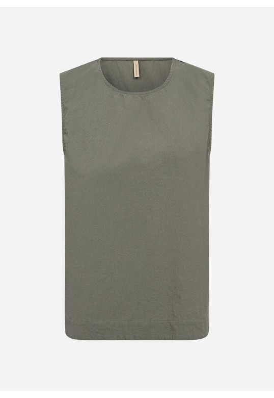 CISSIE 56 Top Dark green