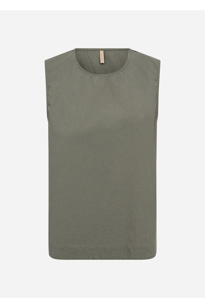 CISSIE 56 Top Dark green