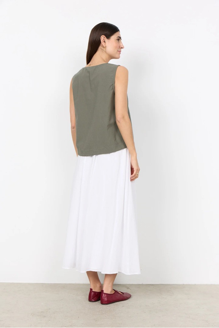 CISSIE 56 Top Dark green