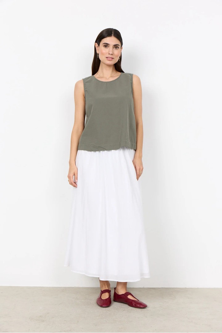 CISSIE 56 Top Dark green
