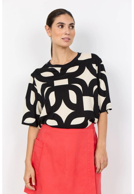 FELICITY AOP 541 T-shirt Black