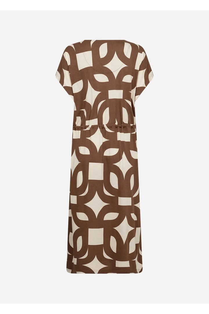 FELICITY AOP 543 Dress Brown