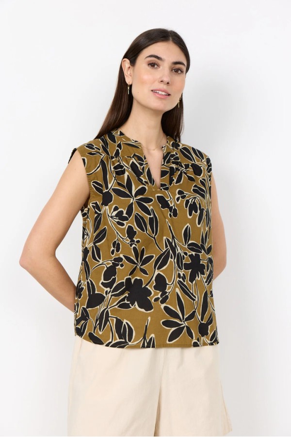 FEODORA 1 Top Olive