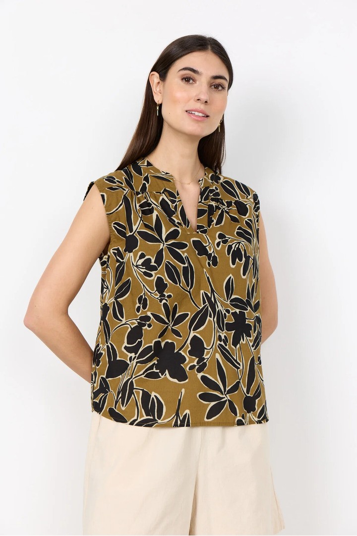 FEODORA 1 Top Olive