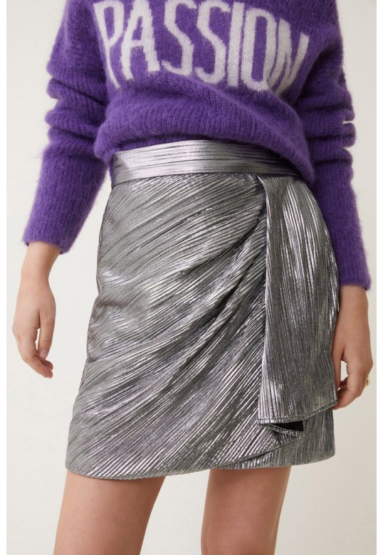 Flor skirt silver