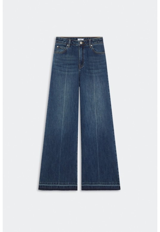 Robb Wide-leg pants with pipings