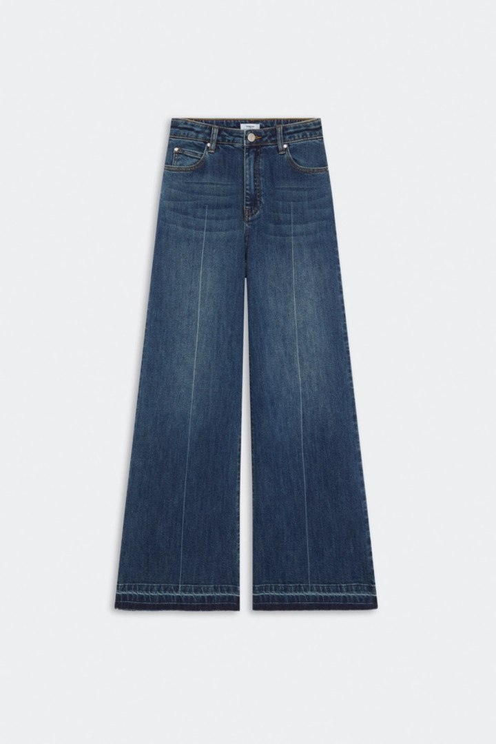 Robb Wide-leg pants with pipings