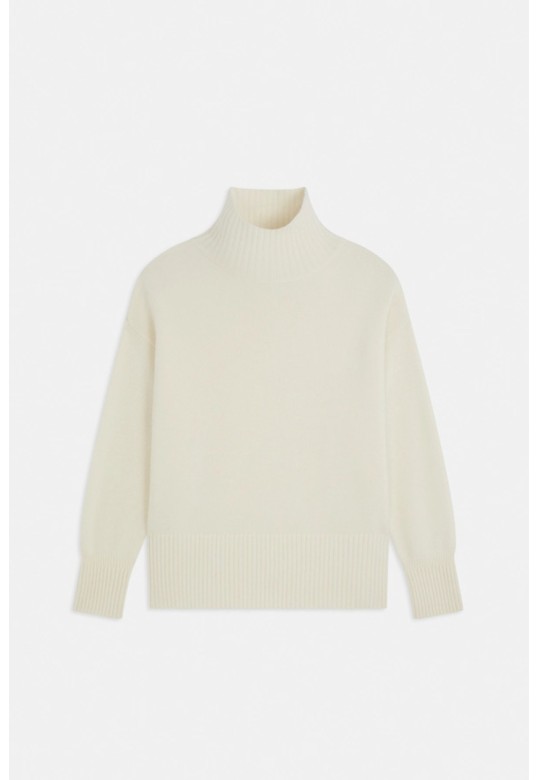 Palace Off-white wool turtle neck jumper