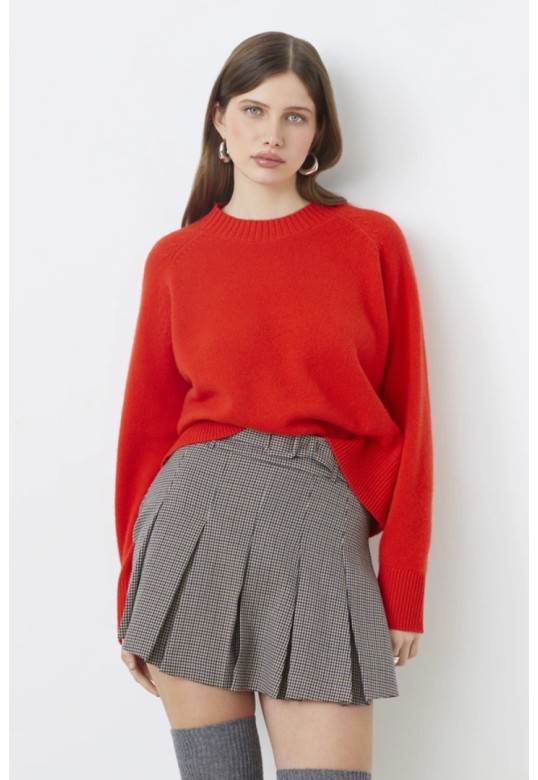 Paulvar Plain red wool jumper