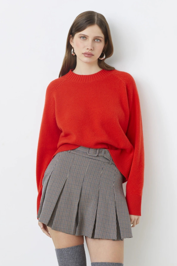 Paulvar Plain red wool jumper