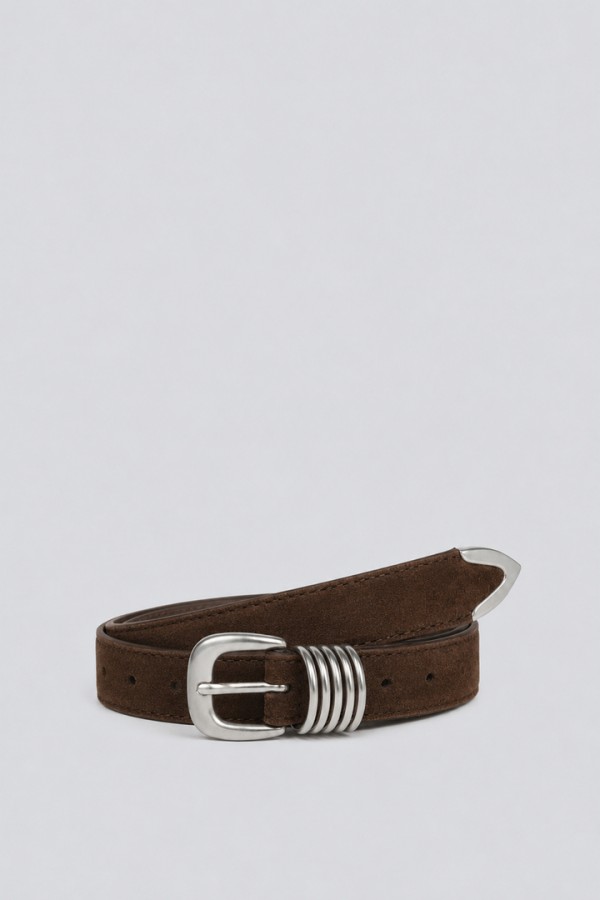 ASTENNE leather belt Coffee