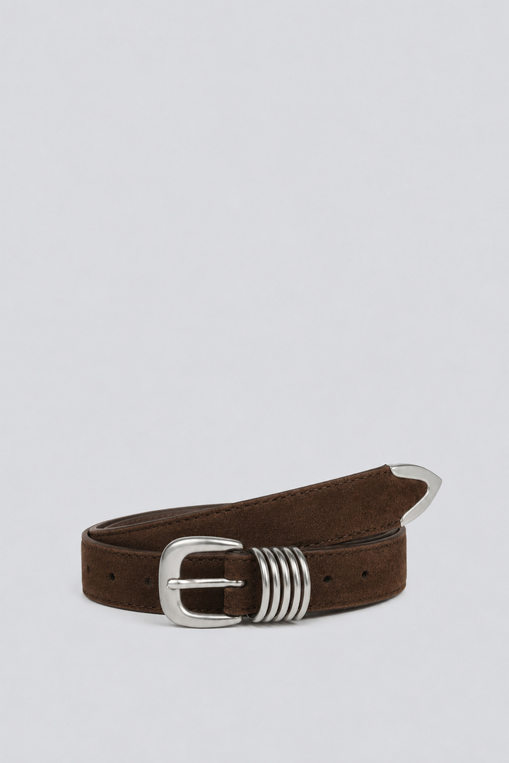 ASTENNE leather belt Coffee