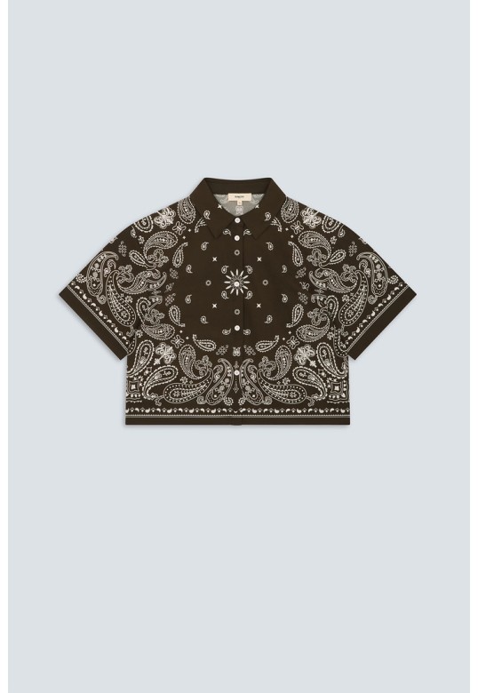 Luz Short choco bandana blouse 