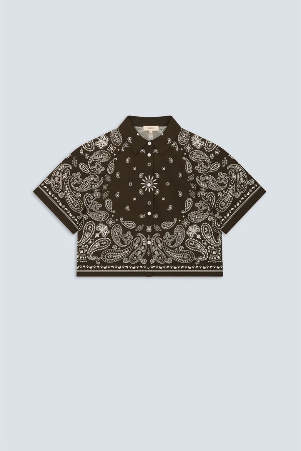 Luz Short choco bandana blouse 