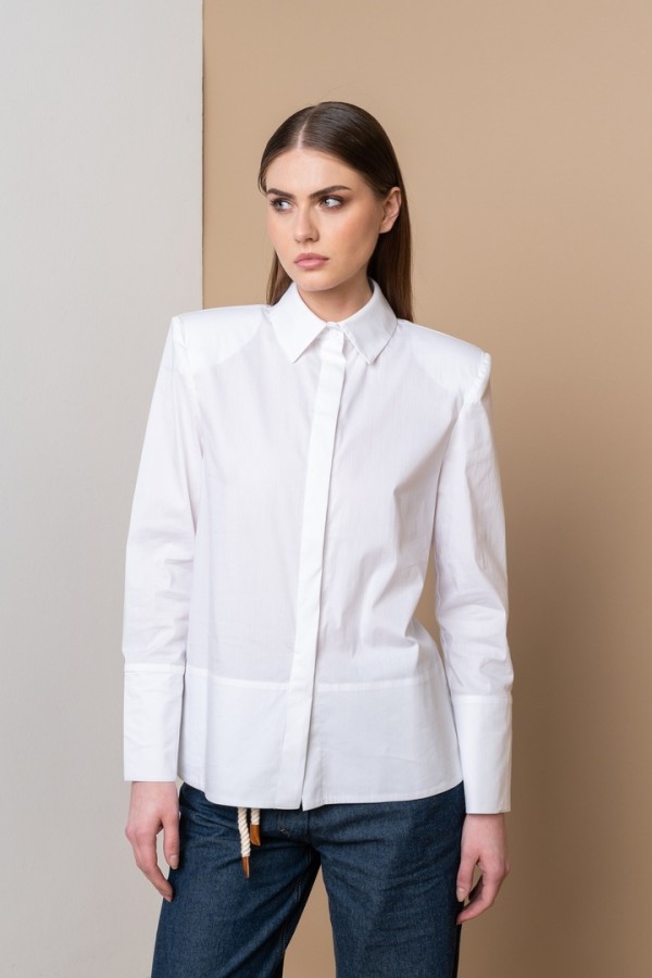 Poplin Shirt White