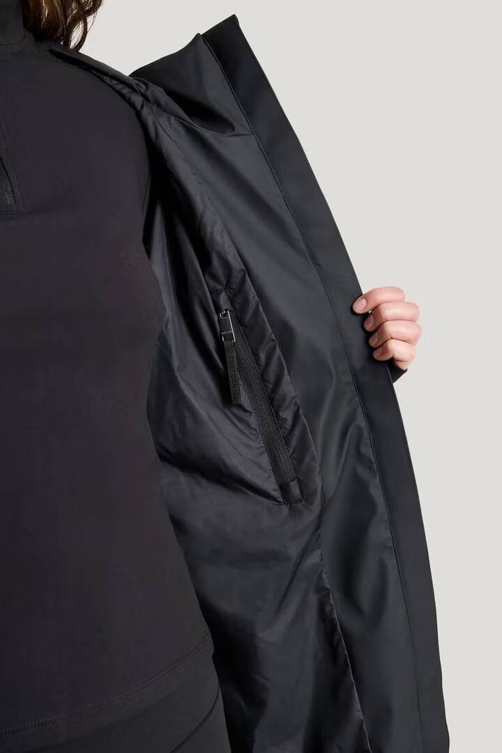  Ruby Insulated Raincoat — Rainjacket Women Black