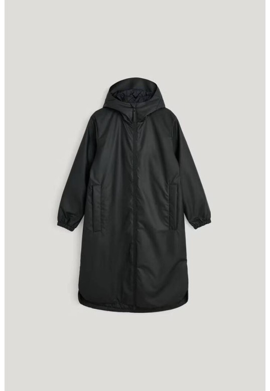  Ruby Insulated Raincoat — Rainjacket Women Black