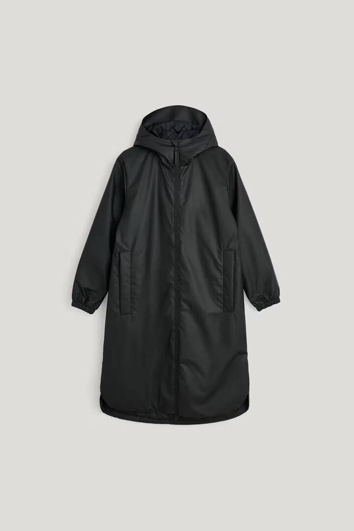  Ruby Insulated Raincoat — Rainjacket Women Black