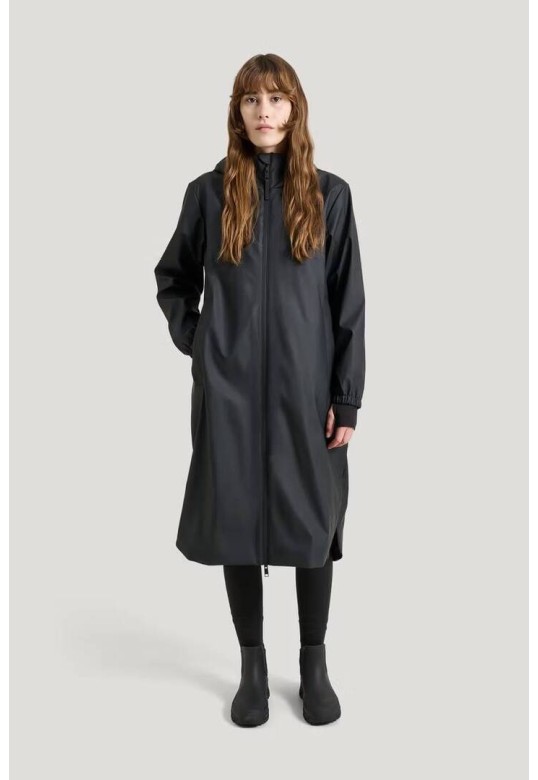  Ruby Insulated Raincoat — Rainjacket Women Black