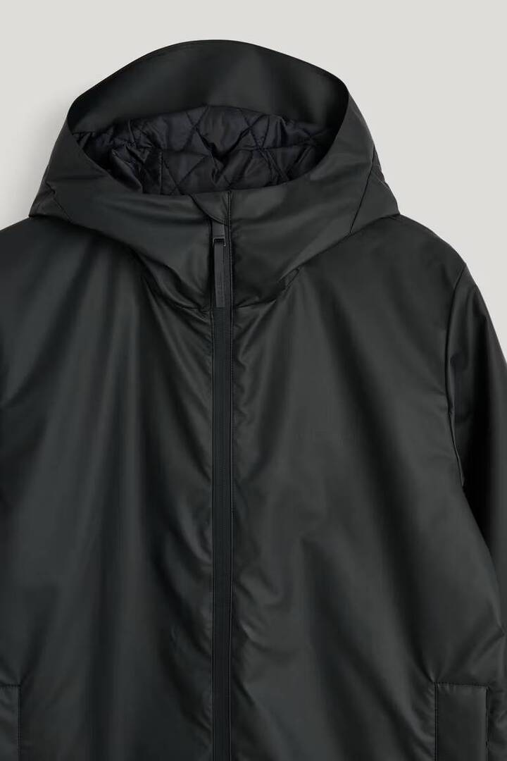  Ruby Insulated Raincoat — Rainjacket Women Black
