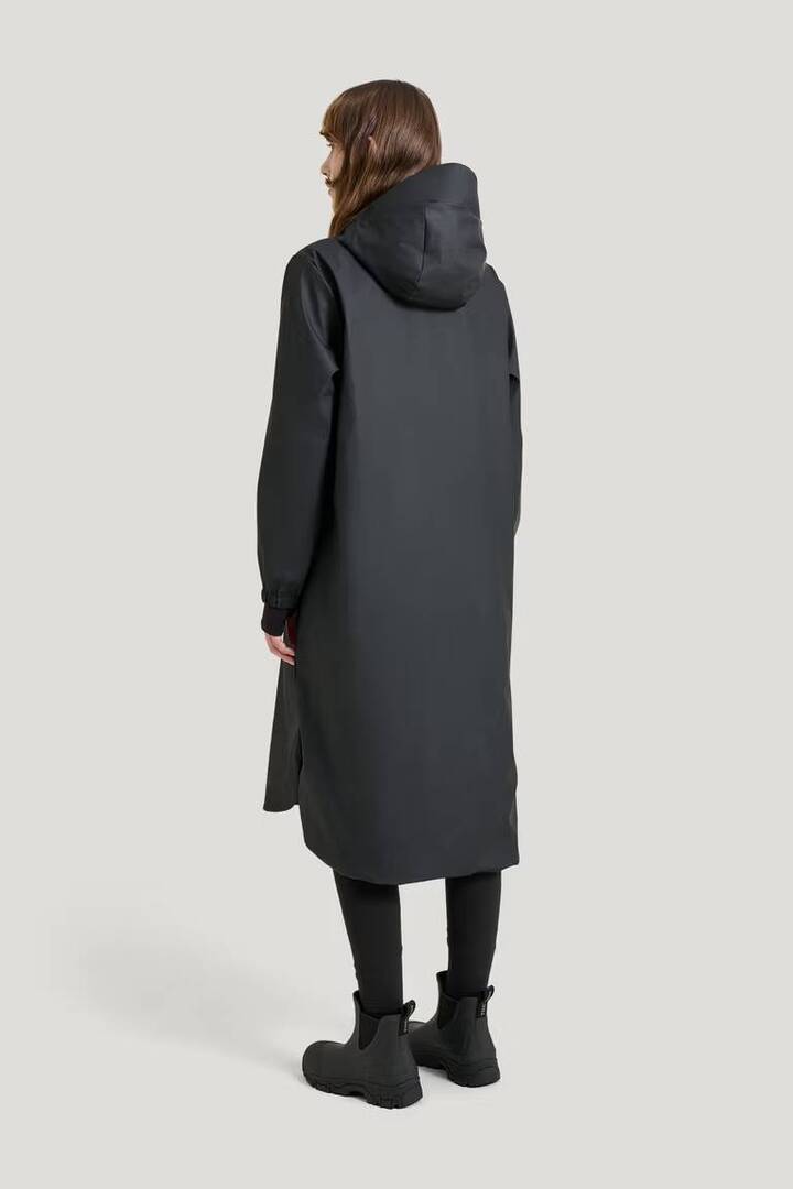  Ruby Insulated Raincoat — Rainjacket Women Black