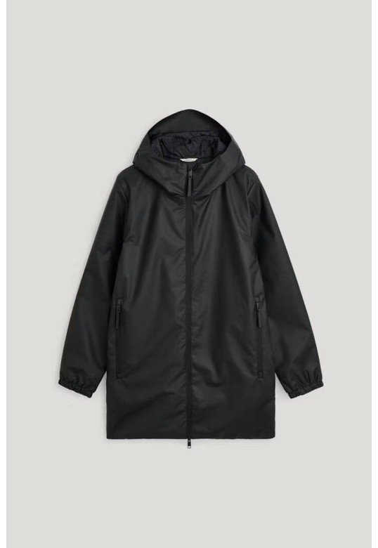 Reed Insulated Raincoat — Water Proof Jacket  Black