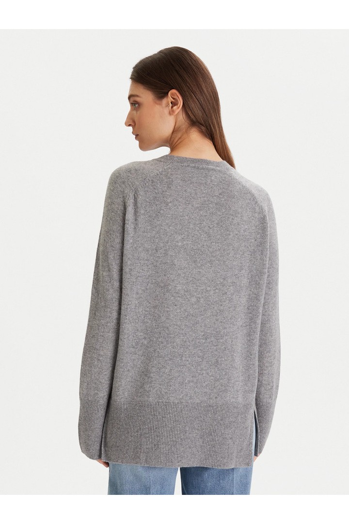 CASHMERE SWEATER GREY
