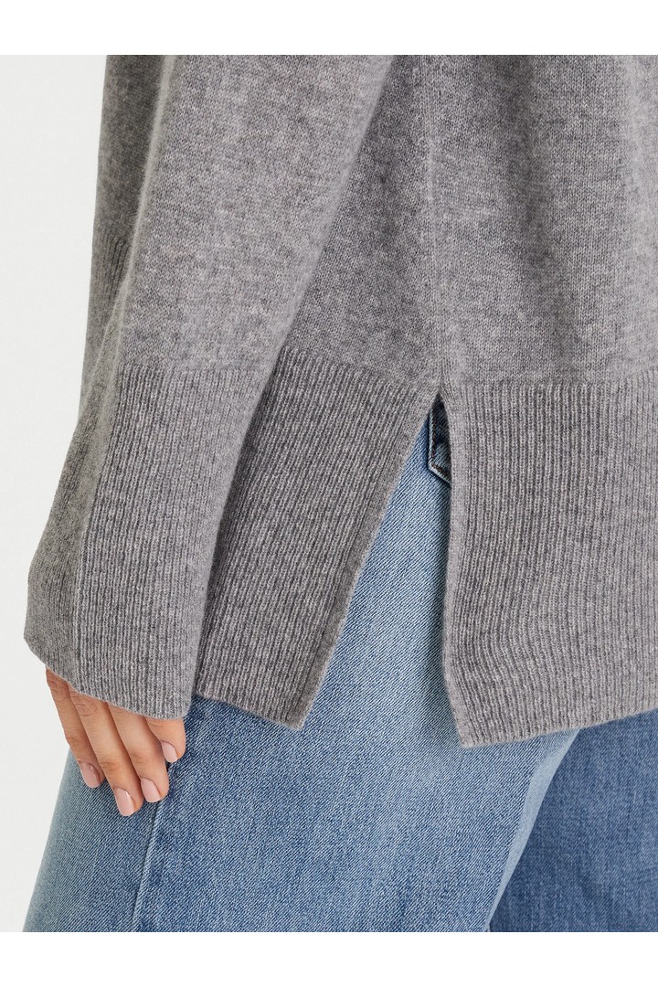 CASHMERE SWEATER GREY