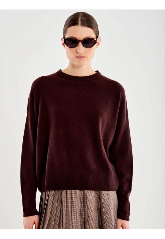 Wool Crew Neck Sweater Moor