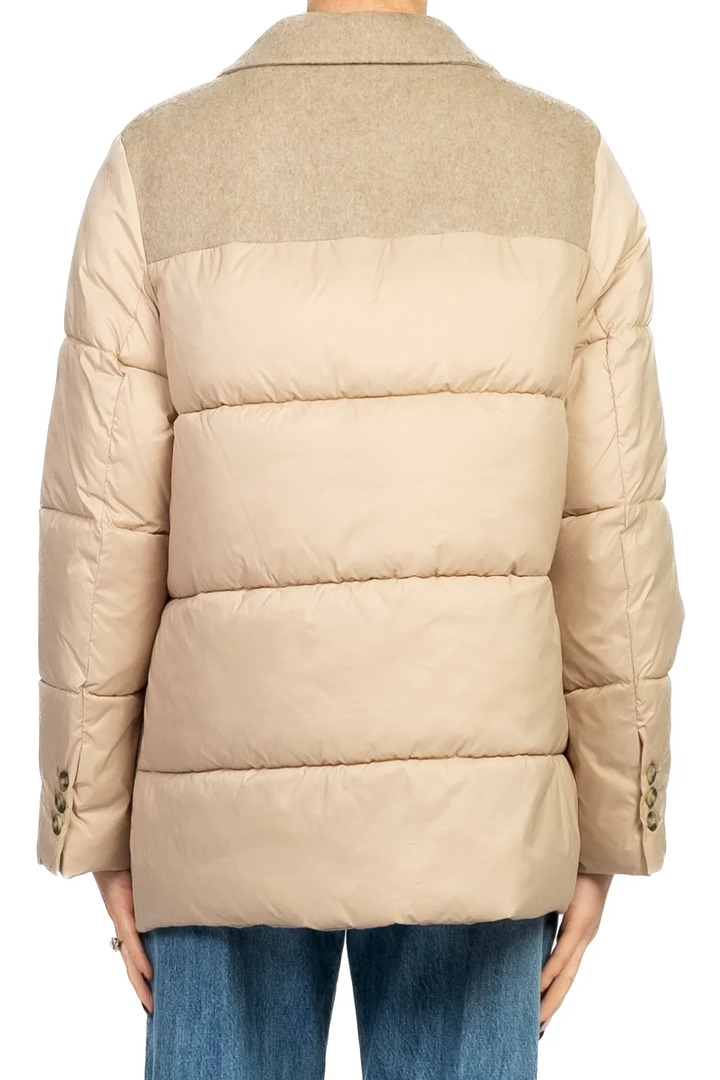 Handmade down jacket Beige