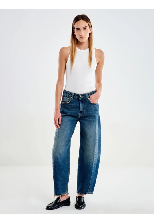 Chiara Barrel Vintage Blue Jeans