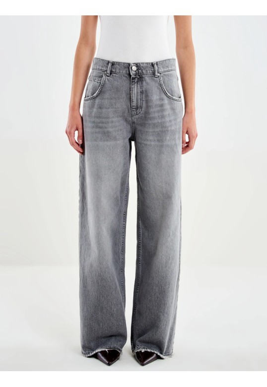 Jeans Icon Mia Baggy Grey